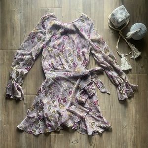 Hello Molly “HIDDEN FIGURES DRESS” (Floral Boho Print, Size Medium)